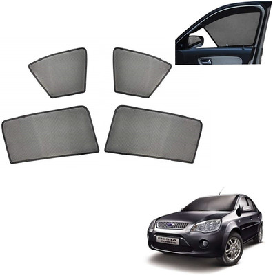 AuTO ADDiCT Side Window, Rear Window Sun Shade For Ford Fiesta Old(Black)