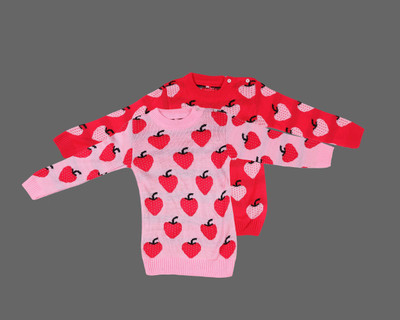 Fit N Fame Printed Round Neck Casual Baby Boys & Baby Girls Multicolor Sweater