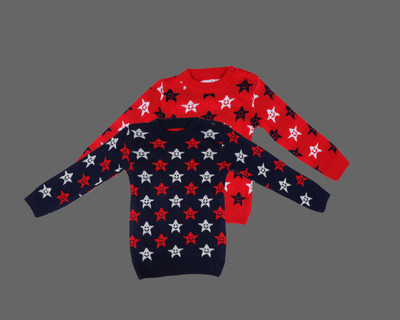 Trendy World Printed Round Neck Casual Baby Boys & Baby Girls Multicolor Sweater