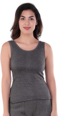 U-Light Women'S Sleeveless Top Thermal With Lace For Winters Women Top Thermal