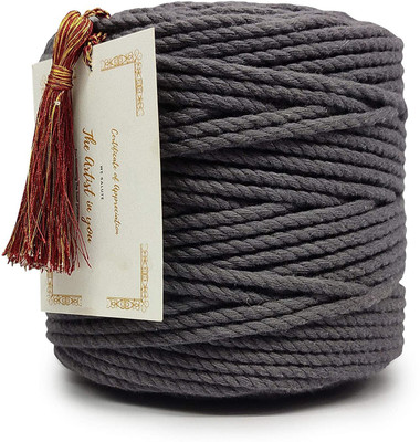 Bobbiny Dark Grey Thread(200 m Pack of1)
