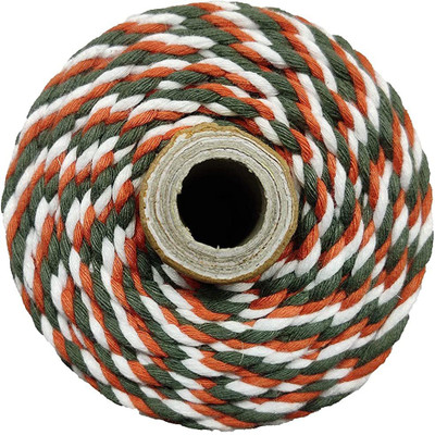 Ananta 3Ply/Twisted Macrame (3mm,100Mtr.) Cotton Cord/Dori Thread Macrame(Multi).