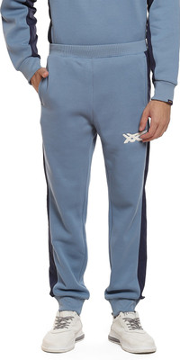Asics Solid Men Grey Track Pants