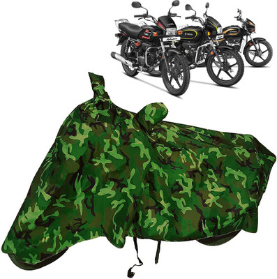 st enterprises Two Wheeler Cover for Hero(Splendor, Green)