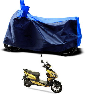 GOSHIV-car and bike accessories Two Wheeler Cover for Okinawa(i-Praise, Blue)