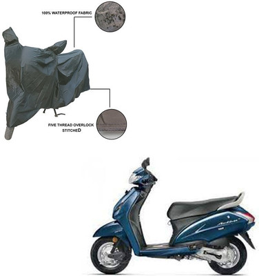 Pop Shade Two Wheeler Cover for Honda(Activa 4G, Grey)