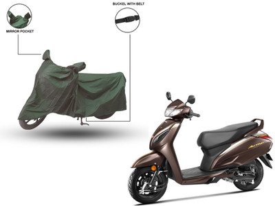Pop Shade Two Wheeler Cover for Honda(Activa 6G, Green)