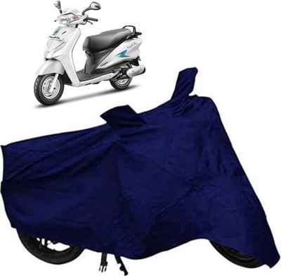st enterprises Two Wheeler Cover for Hero(Duet, Blue)