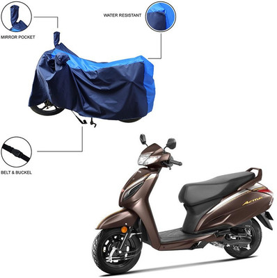 Pop Shade Two Wheeler Cover for Honda(Activa 6G, Blue)