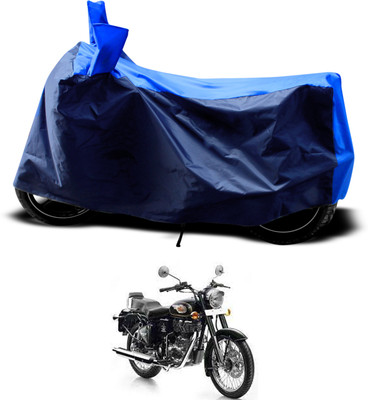 PAGORA Two Wheeler Cover for Royal Enfield(Electra, Blue)