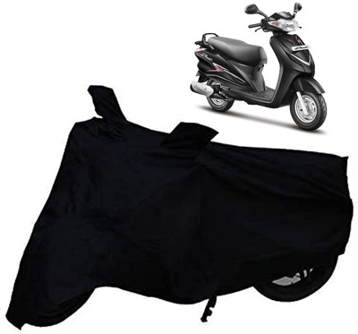 st enterprises Two Wheeler Cover for Hero(Duet, Black)