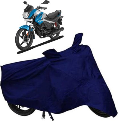 AutoRash Two Wheeler Cover for Hero(Passion Pro, Blue)