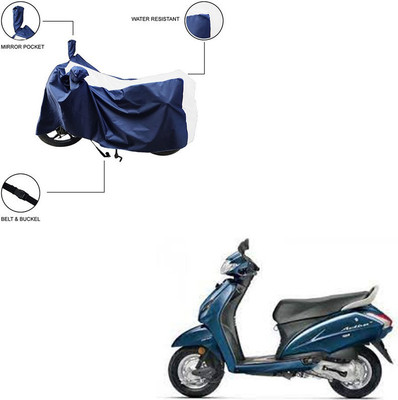Home Ark Two Wheeler Cover for Honda(Activa 4G, White)