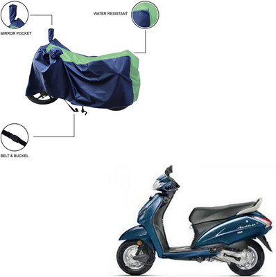 Pop Shade Two Wheeler Cover for Honda(Activa 4G, Green)