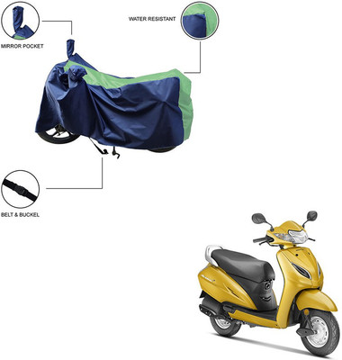 Pop Shade Two Wheeler Cover for Honda(Activa 5G, Green)