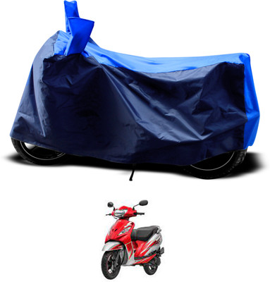 PAGORA Two Wheeler Cover for TVS(Wego, Blue)