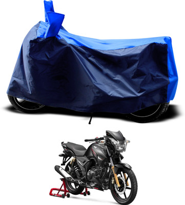 PAGORA Two Wheeler Cover for TVS(Apache RTR 160, Blue)