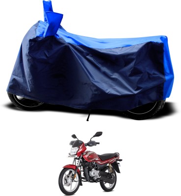 PAGORA Two Wheeler Cover for Bajaj(Platina 110 H-Gear, Blue)