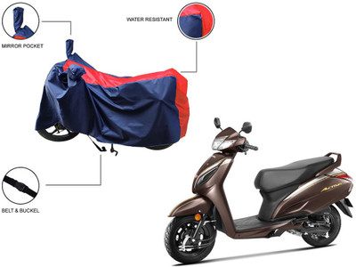 Pop Shade Two Wheeler Cover for Honda(Activa 6G, Red)