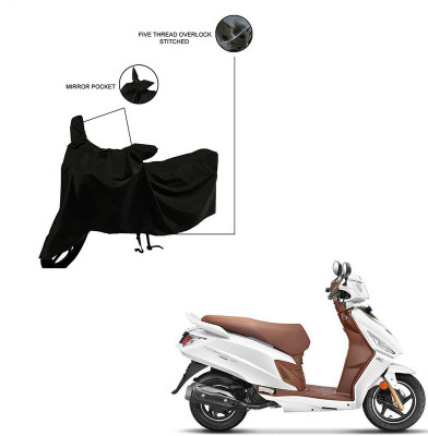 Pop Shade Two Wheeler Cover for Hero(Maestro Edge 125, Black)