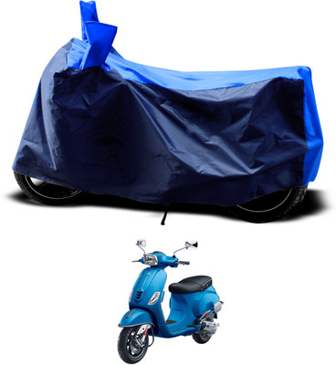 PAGORA Two Wheeler Cover for Piaggio(Vespa VXL, Blue)