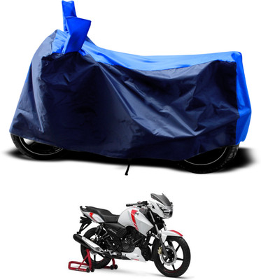 PAGORA Two Wheeler Cover for TVS(Apache 150, Blue)