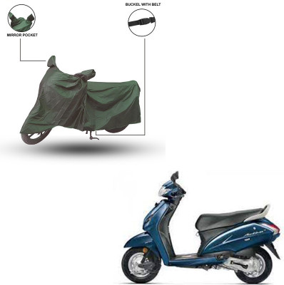 Pop Shade Two Wheeler Cover for Honda(Activa 4G, Green)