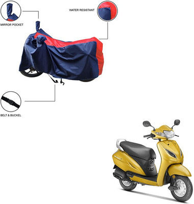 Pop Shade Two Wheeler Cover for Honda(Activa 5G, Red)