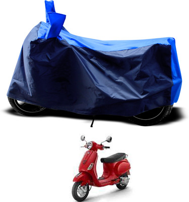 PAGORA Two Wheeler Cover for Piaggio(Vespa LX, Blue)