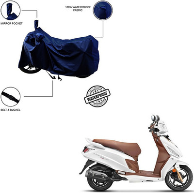 Pop Shade Waterproof Two Wheeler Cover for Hero(Maestro Edge 125, Blue)