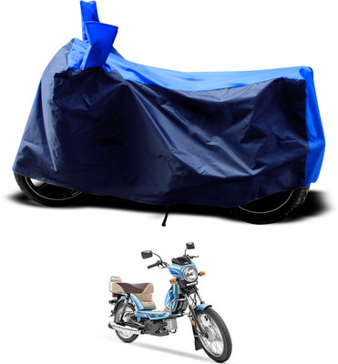 PAGORA Two Wheeler Cover for TVS(XL 100, Blue)
