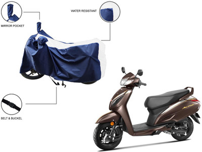 Pop Shade Two Wheeler Cover for Honda(Activa 6G, White)