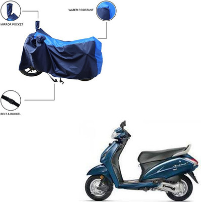 Pop Shade Two Wheeler Cover for Honda(Activa 4G, Blue)