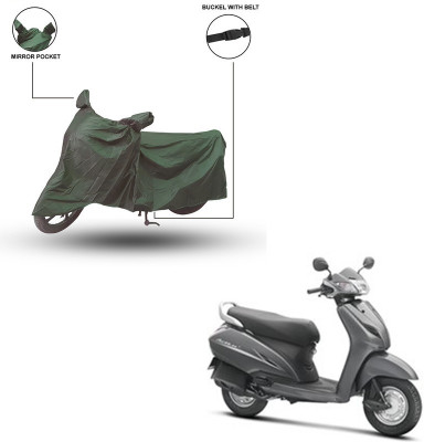 Pop Shade Two Wheeler Cover for Honda(Activa 3G, Green)