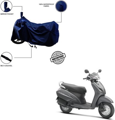 Home Ark Waterproof Two Wheeler Cover for Honda(Activa 3G, Blue)