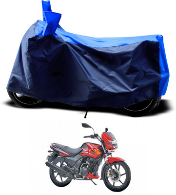 PAGORA Two Wheeler Cover for TVS(Flame DS 125, Blue)
