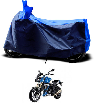PAGORA Two Wheeler Cover for Mahindra(MOJO XT 300, Blue)