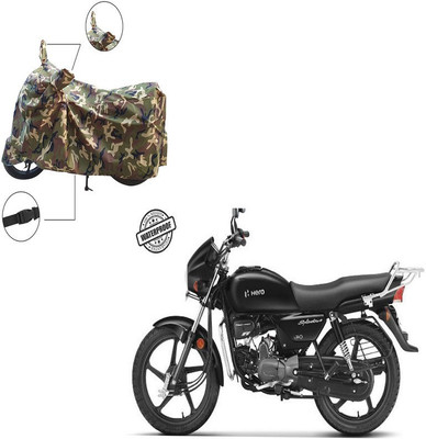 Home Ark Waterproof Two Wheeler Cover for Hero(Splendor Plus, Multicolor)