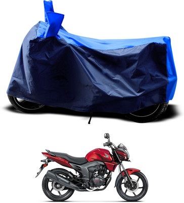 PAGORA Two Wheeler Cover for Honda(CB Trigger, Blue)