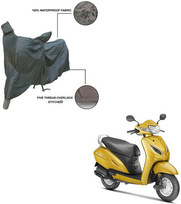 Pop Shade Two Wheeler Cover for Honda(Activa 5G, Grey)