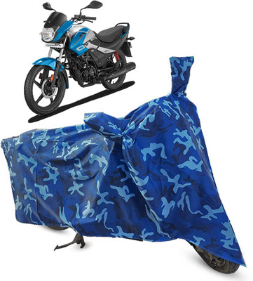 st enterprises Two Wheeler Cover for Hero(Passion Pro, Blue)