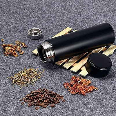 Pink Tokri 500 ml Aluminium, Steel Flask(Pack of 1, Black)