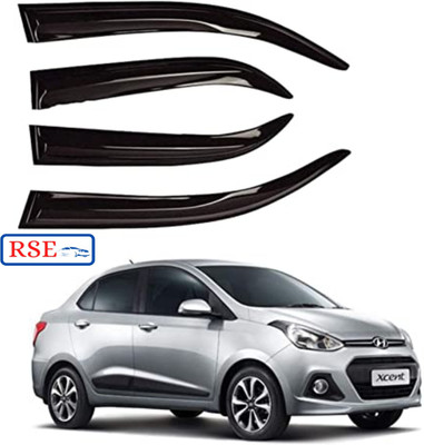 RSE For Front, Rear Wind Deflector(Tinted HYUNDAI Xcent)