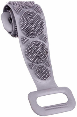 AddIntoCart Body Back Side and Foot Cleaning Brush Bathing Brush Exfoliating Back Scrubber for Shower loofah Silicone Scrubber Belt Removes Bath