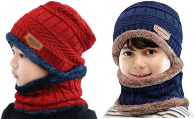 Relicomfort Woven Beanie Cap(Pack of 2)