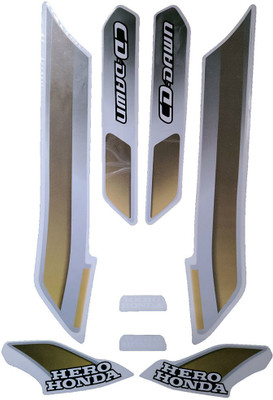 Dateen Sticker & Decal for Bike(Brown)