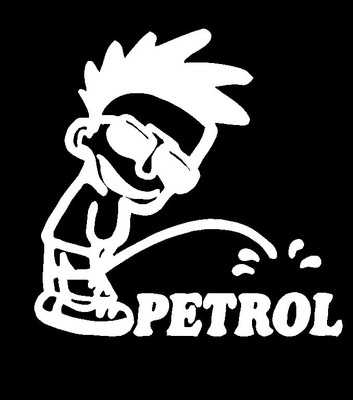 BikerZZZcluB Sticker & Decal for Car & Bike(White)