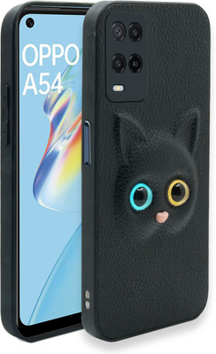 BOZTI Back Cover for Oppo A54(Black, 3D Case, Pack of: 1)