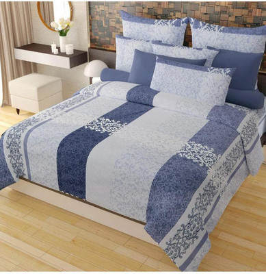 gbl impex King Cotton Duvet Cover(Multicolor)