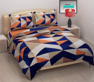 TIB King Polycotton Duvet Cover(Multicolor)